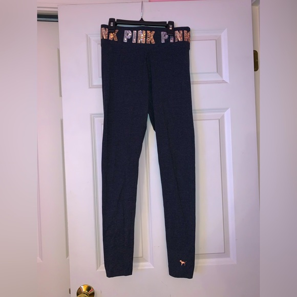 PINK Victoria's Secret Pants - Victorias Secret/PINK Sparkle Leggings size small